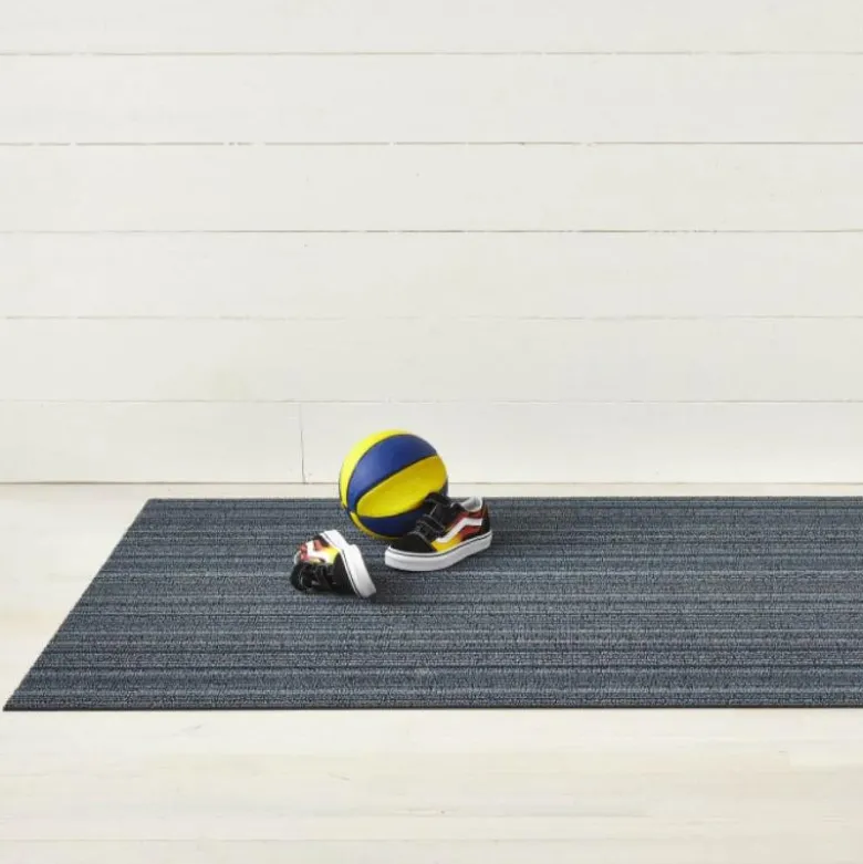 Skinny Stripe dørmatte 46x71 cm blue