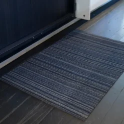 Skinny Stripe dørmatte 61x91 cm blue