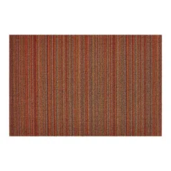 Skinny Stripe dørmatte 46x71 cm orange