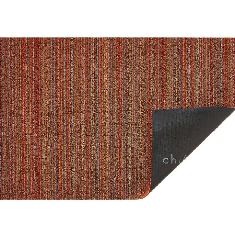 Skinny Stripe dørmatte 46x71 cm orange