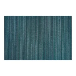 Skinny Stripe dørmatte 46x71 cm turquoise
