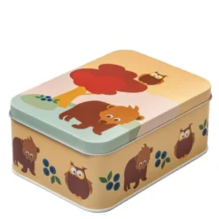 Skog matboks 6x10x14 cm gul