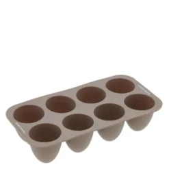 Skumrakettform classic 8 stk silikon latte