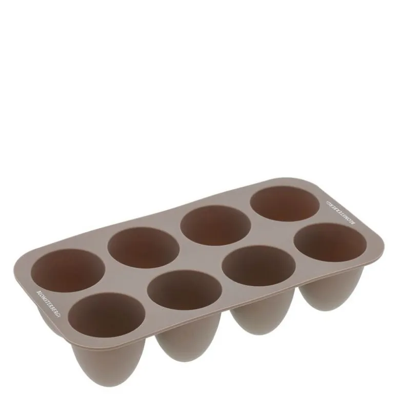 Skumrakettform classic 8 stk silikon latte