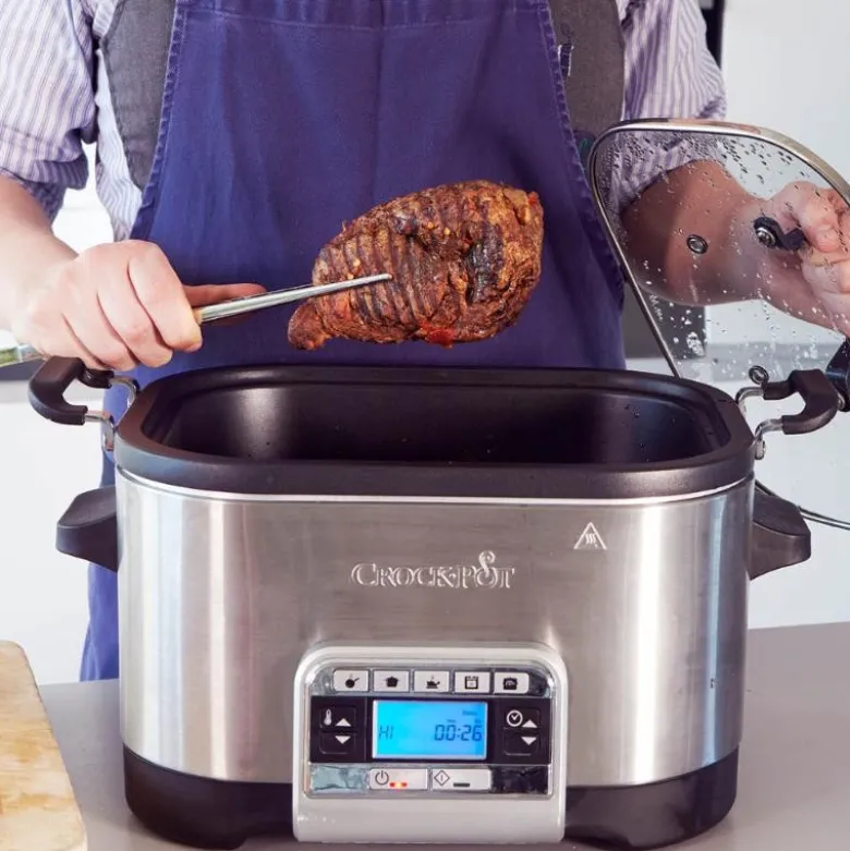 Slowcooker multifunksjonelle m/tidtaker 5,6L