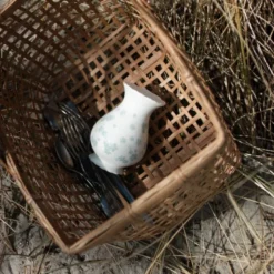 Slåpeblom vase blå
