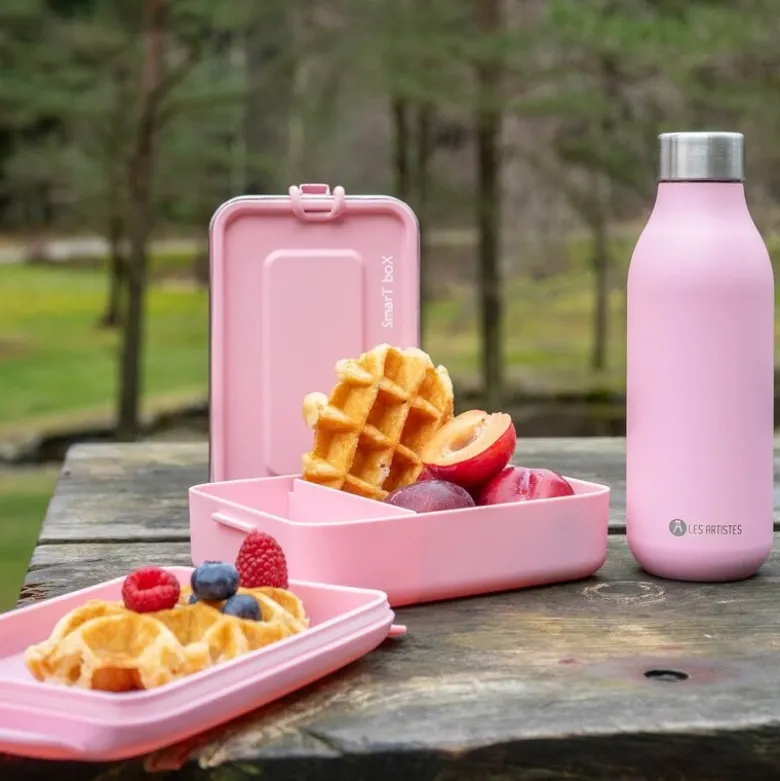 Smart box lunsjboks 0,9L lys rosa
