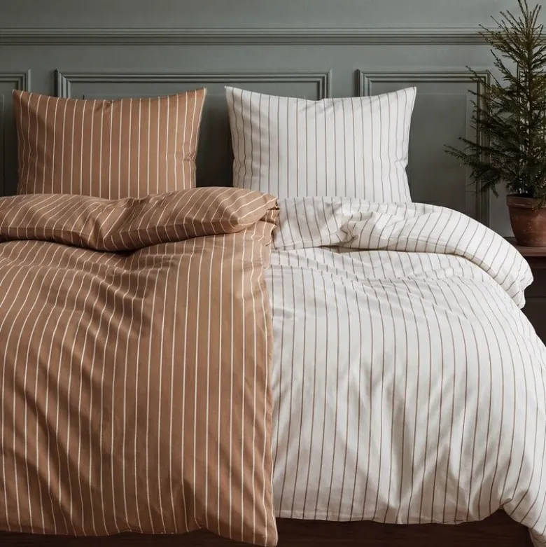 Soft sengesett 150x210 cm offwhite/karamell