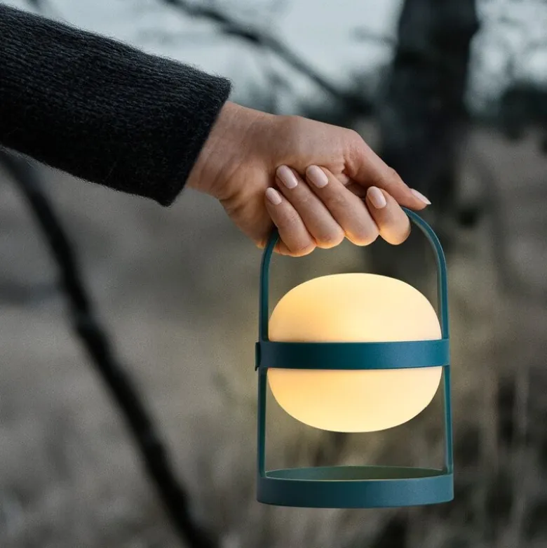 Soft Spot Solar solcellelampe circular 18,5 cm forest green