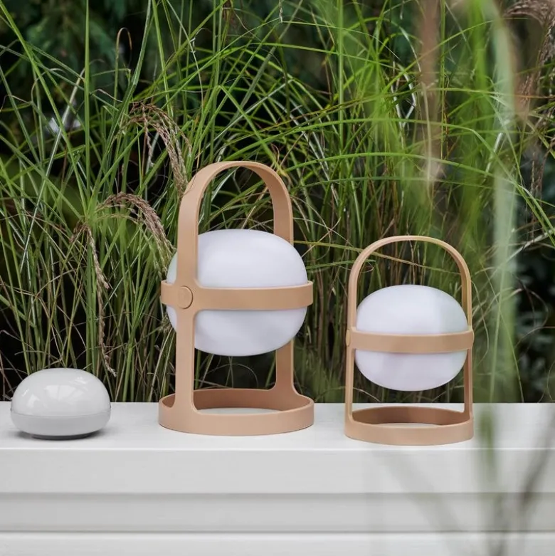 Soft Spot Solar solcellelampe circular 25 cm wheat