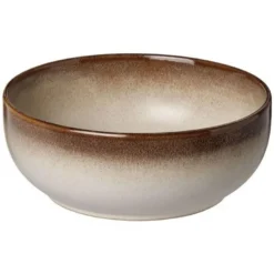 Sonja salatskål 24x9 cm brun