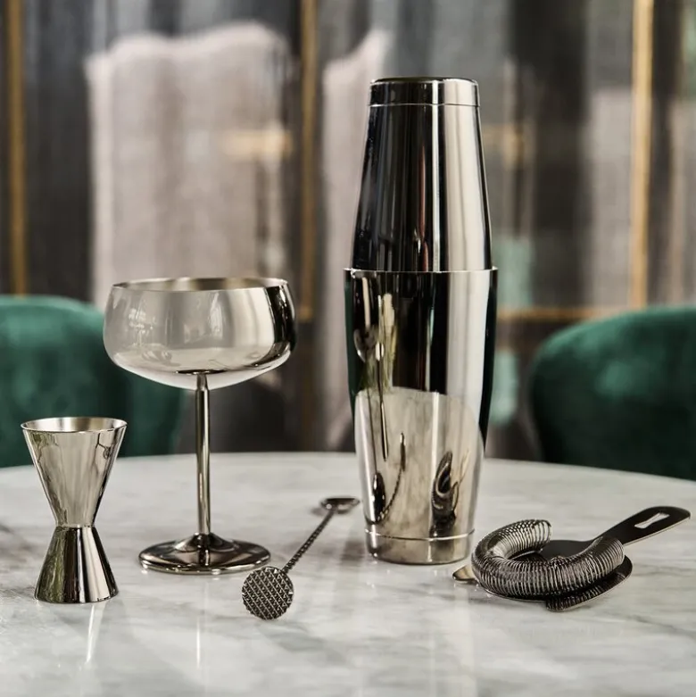 Sontell Silver barsett 4 deler 0,8L/ 3/6 cl blank