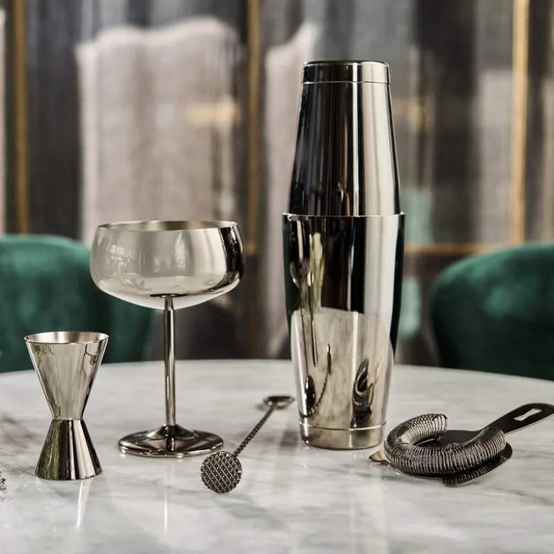 Sontell Smoke cocktailsil 15 cm gun metal