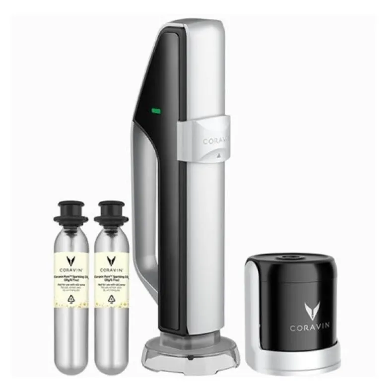 Sparkling vinbevaringssystem 5 deler sølv