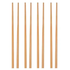 Spisepinner med holder 4 stk bambus