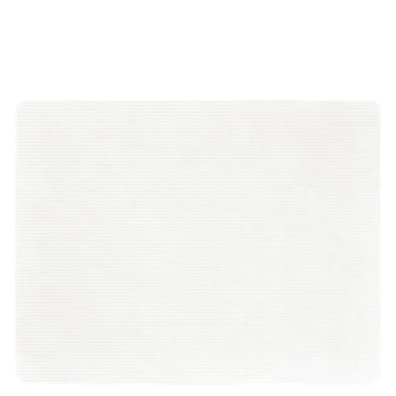 Square Corduroy spisebrikke 35x45 cm Pure White