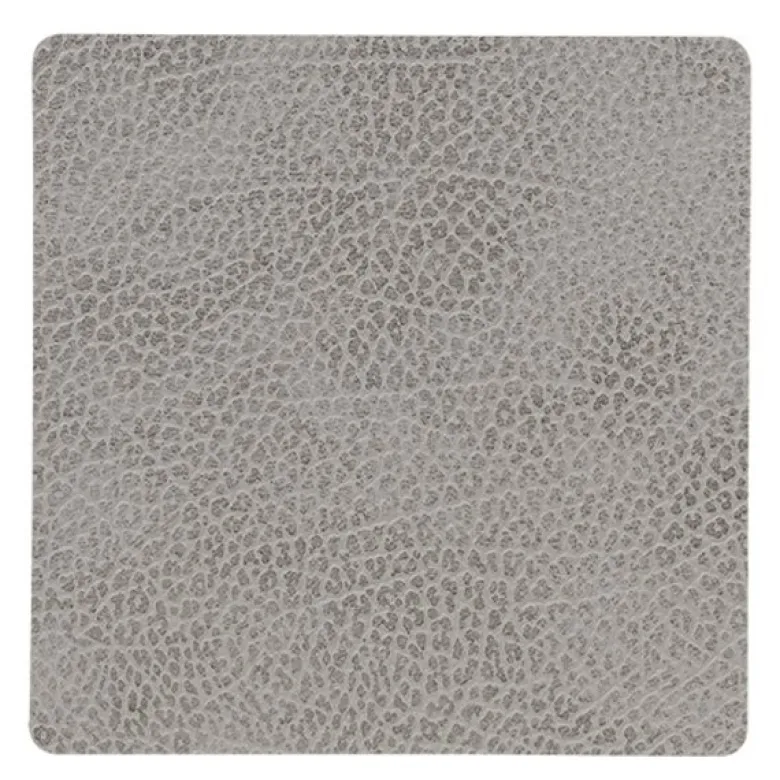Square Hippo glassbrikke 10x10 cm antrasittgrå