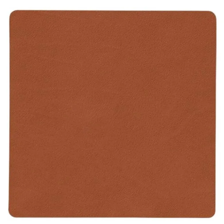 Square Nupo glassbrikke 10 cm Rust