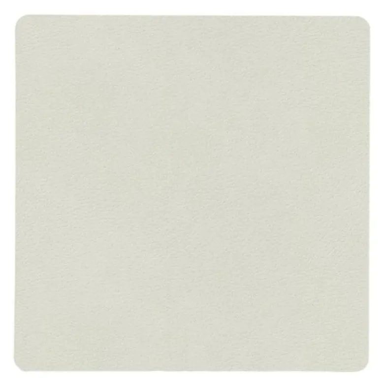 Square Nupo glassbrikke 10x10 cm linen