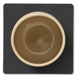 Square Nupo glassbrikke 10x10 cm svart