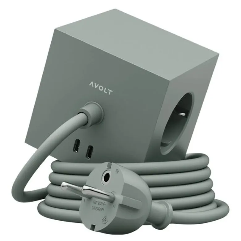 Square 1 USB-C kabel 3 m Oak Green