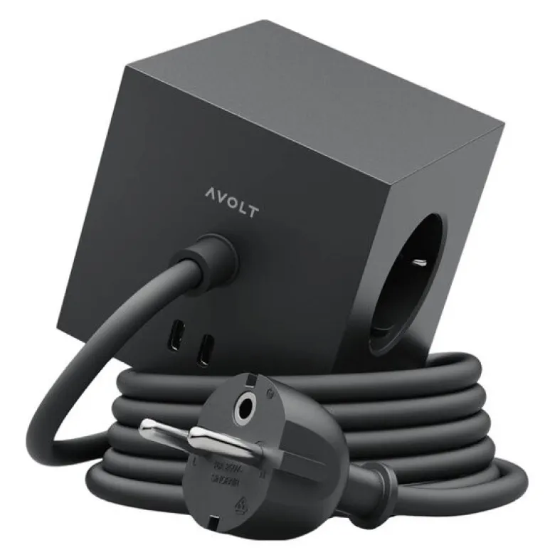 Square 1 USB-C kabel 1,8 m Stockholm Black