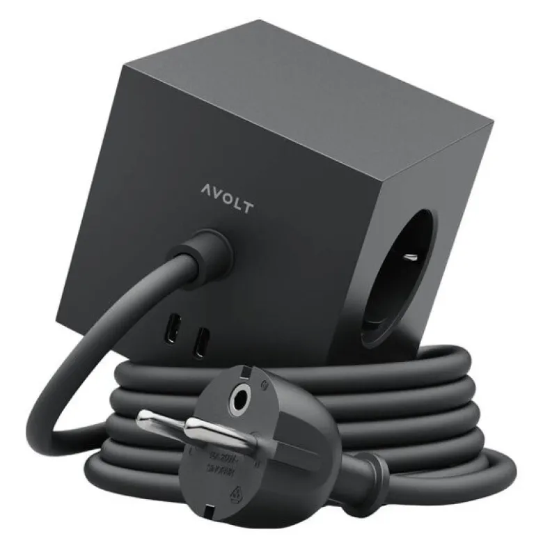 Square 1 USB-C kabel 3 m Stockholm Black