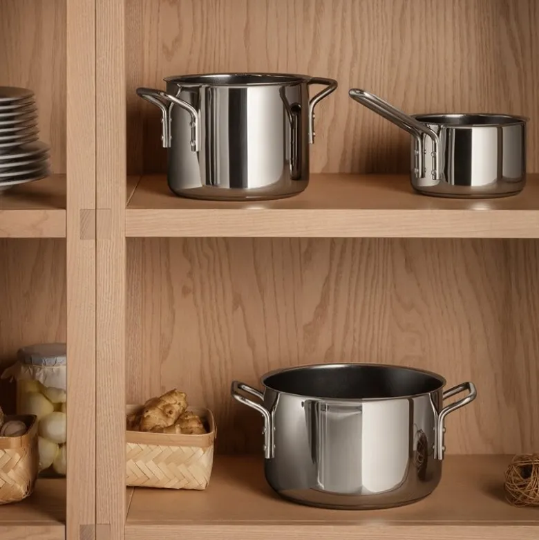 Stainless Steel gryte 3,6L keramisk Slip-Let® belegg