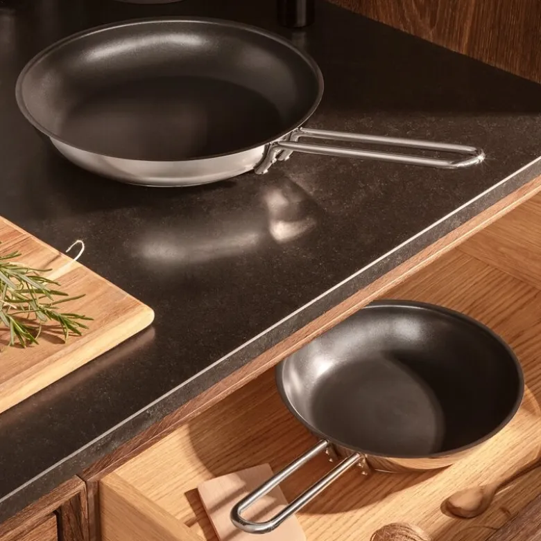 Stainless Steel stekepanne 20 cm Slip-Let® belegg