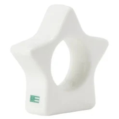 Star serviettring 8x8 cm hvit