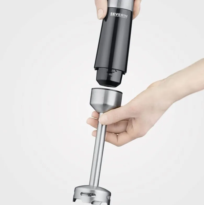 Stavmikser med tilbehør SM3772 600W svart/sølv