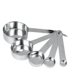 Steel Essential måleskje 5 deler børstet stål