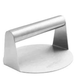 Steel Essentials burgerpresse 14 cm børstet