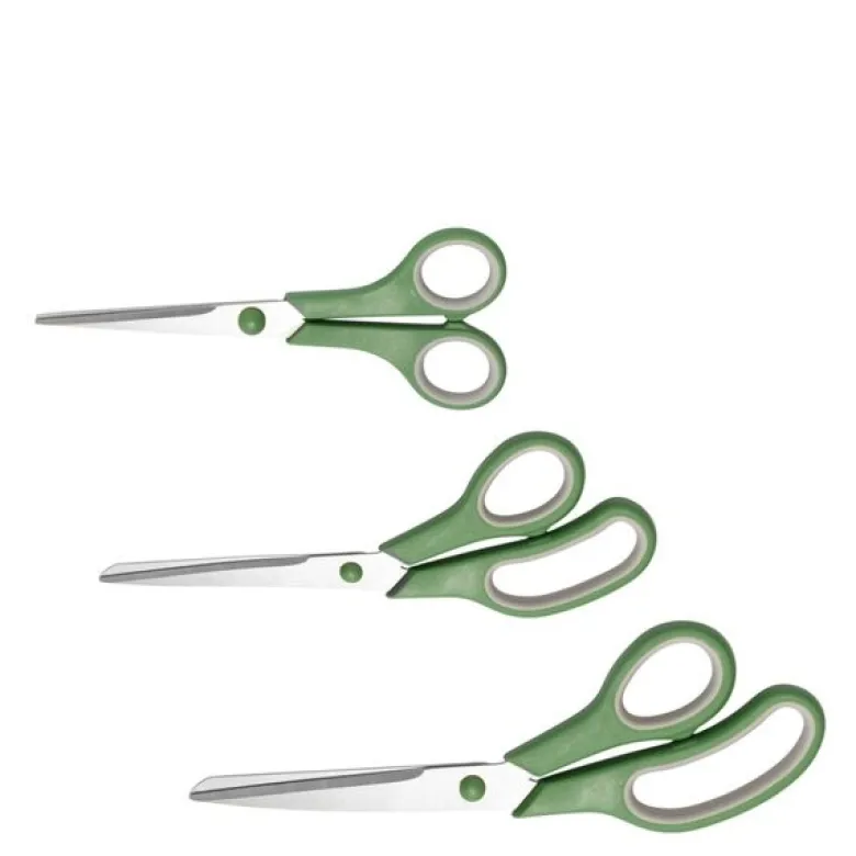 Steel Essentials sakssett 3 deler grønn/grå