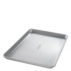 Stekebrett med kant 44x31 cm aluminisert stål