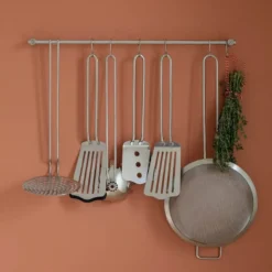 Stekespade 28 cm børstet stål