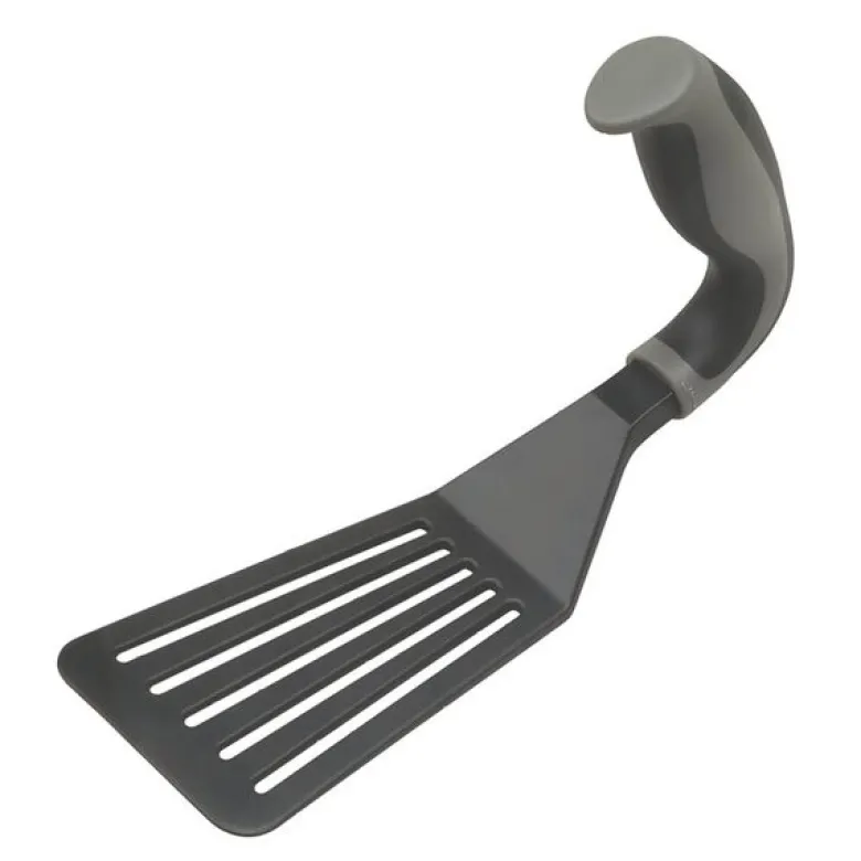 Stekespade ergonomisk 22 cm svart/stål