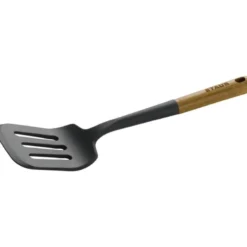Stekespade i silikon 8,4x31 cm akasietree/svart
