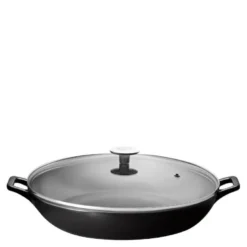 Stenfors buffetgryte med glasslokk 3L svart