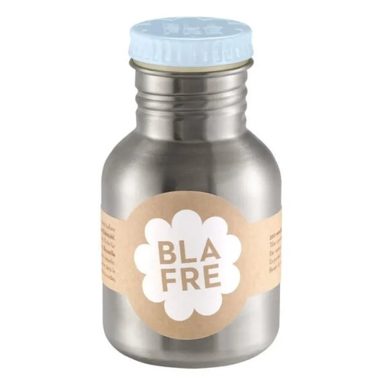 Stålflaske 300 ml himmelblå
