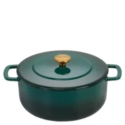 Støpejernsgryte 28 cm 5,3L holly green
