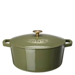 Støpejernsgryte 6,7L forever olive
