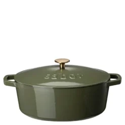 Støpejernsgryte 5,7 L forever olive