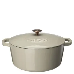 Støpejernsgryte 6,7L warm grey