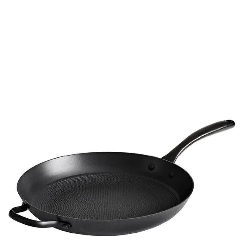Støpejernspanne med Honeycomb keramisk belegg 32 cm