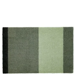 Stripes horisontal gulvmatte 40x60 cm green