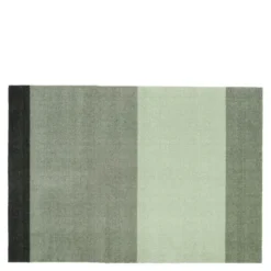 Stripes horisontal gulvmatte 130x90 cm green