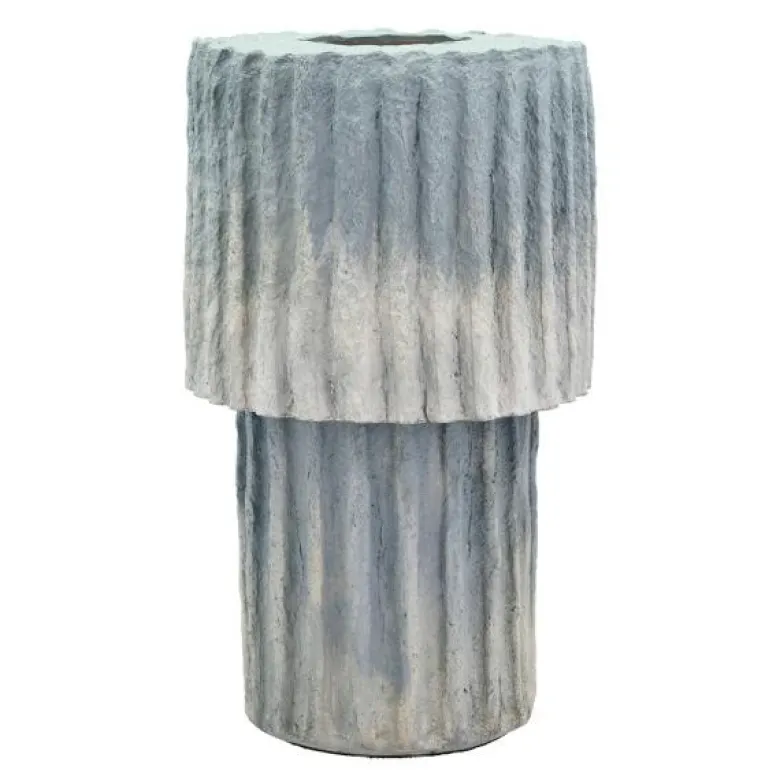 Styles lampe 25x44 cm blå