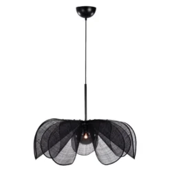 Styrka taklampe 75 cm svart