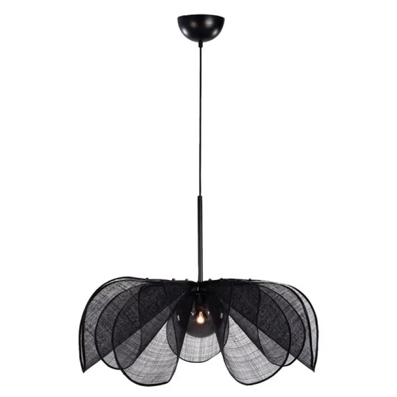 Styrka taklampe 75 cm svart